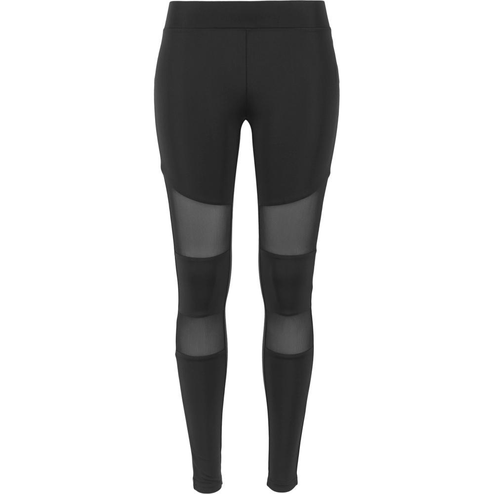 Urban Classics - Tech Mesh Kinder Legging - Zwart
